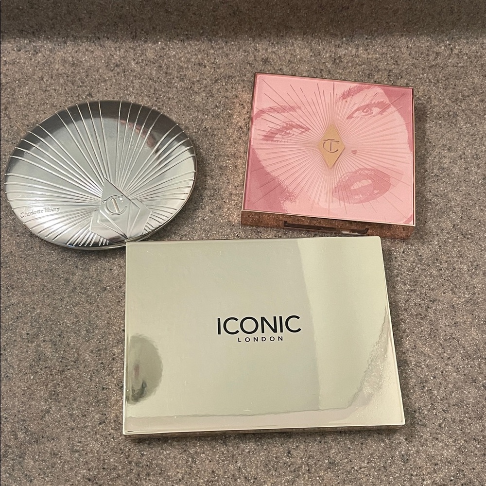 Iconic London and Charlotte Tilbury Makeup Beauty Palette Bundle